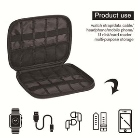 Watch Band Storage Organizer Holds 10 Watch Bands Travel Watch Straps Carrying Case Watch Band Storage Bag-Grey