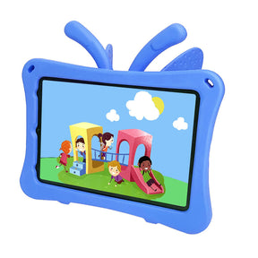 iPad Case For iPad Mini 6 Cartoon 3D Butterfly EVA Proof Shockproof Case with Bracket-Blue