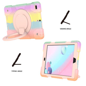 iPad Case For iPad 9.7/Air 2 with 360¡ãSwivel Stand-Colorful Rose Gold