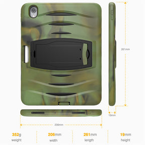 Shock Wave Kickstand Case Anti-Fall Protection With Pencil Holder For iPad Pro12.9 (2018)-Camouflage