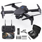 Foldable Drone with 1080P HD Camera RC Quadcopter FPV Live Video with Carrying Case-Bloack