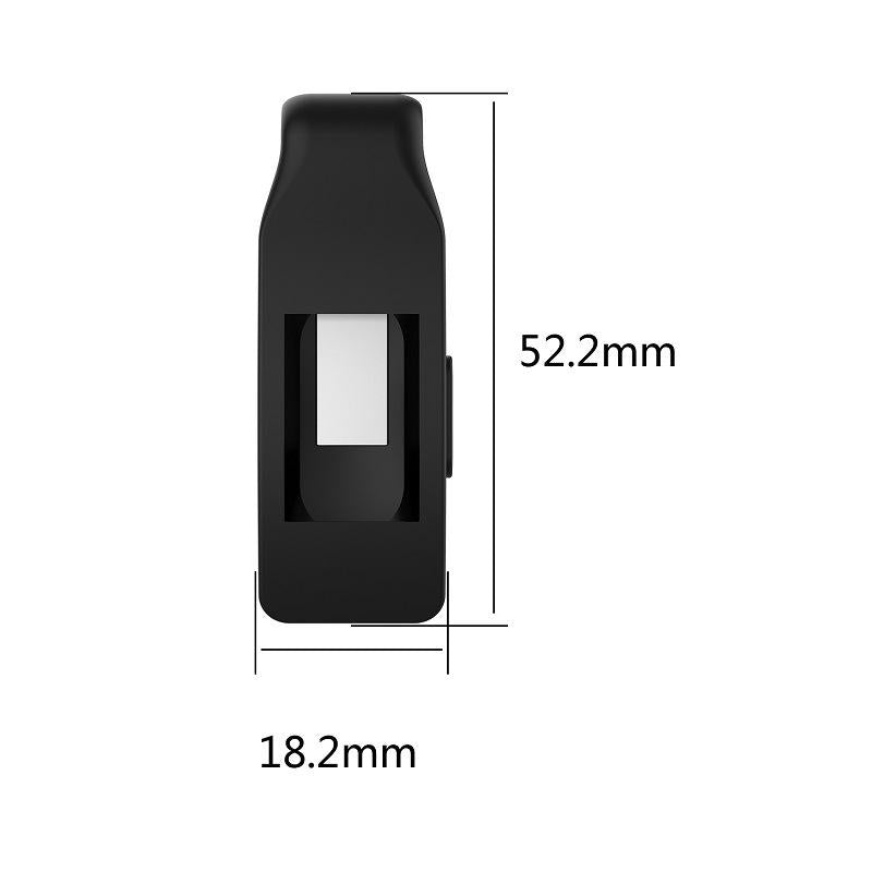 Clip Holder Replacement for Fitbit Inspire HR Soft Silicone Sport Wireless Strap Accessories for Fitbit Inspire HR For Fitbit Inspire HR-Army Green