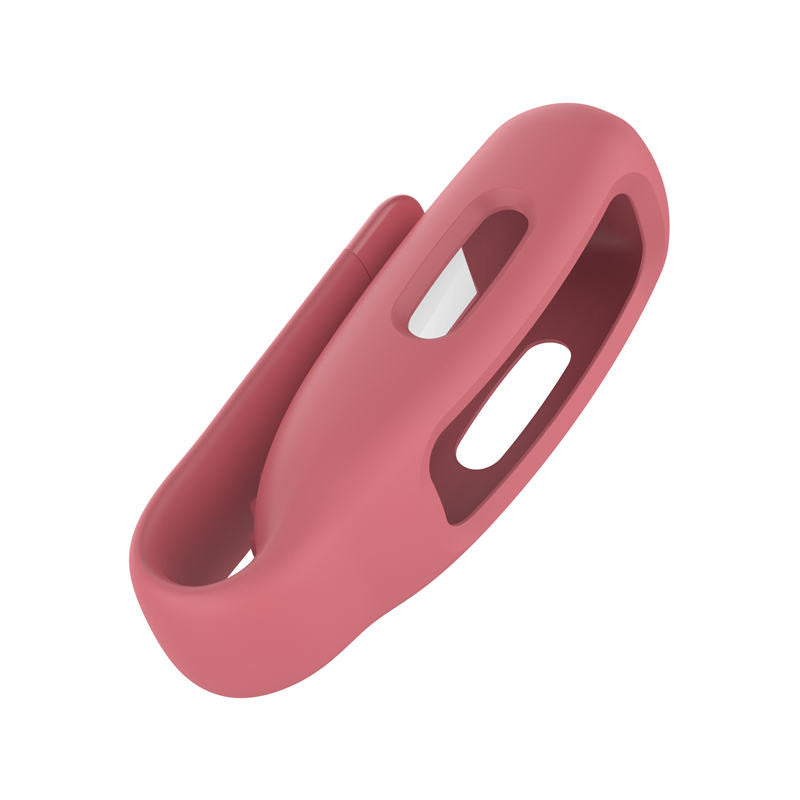 Soft Silicone Clip Holder Replacement for Fitbit Inspire 2 Sport-Official Red