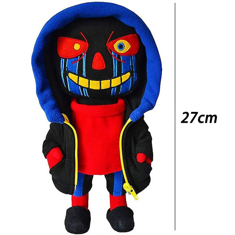 Undertale Series of Creative Dolls Birthday Halloween Fear Stuffed Animals Gifts-Orange Skeleton-Zombie