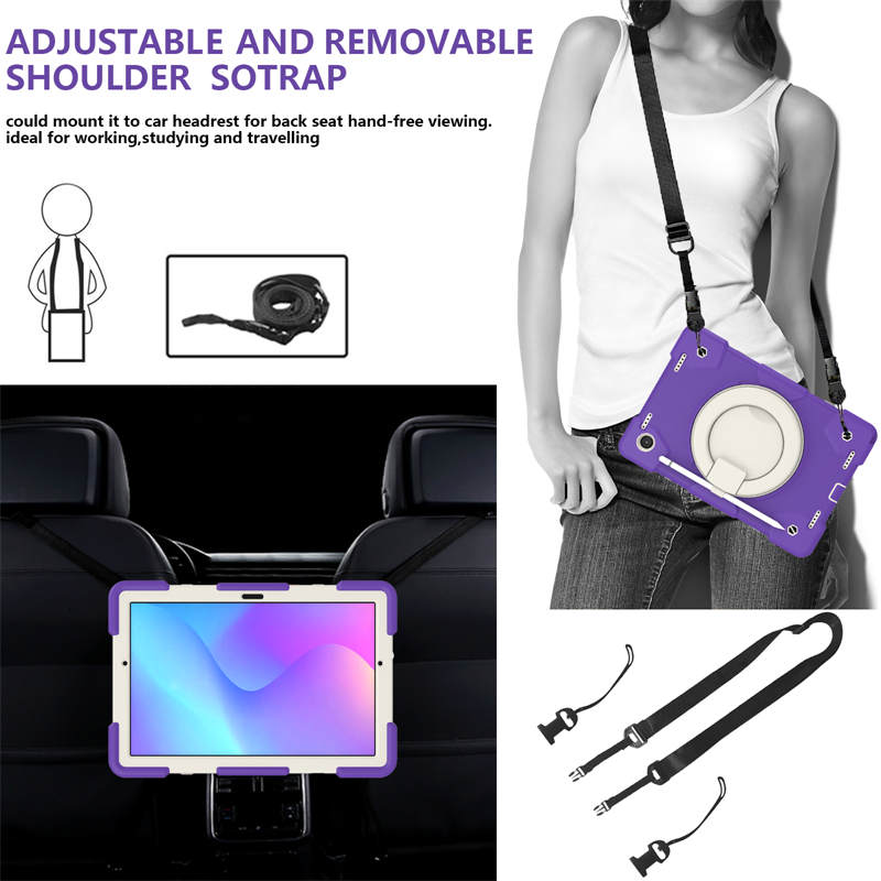 Tab A 8 X200/X205 Samsung Tablet Case with 360¡ãSwivel Stand-Catharanthus Roseus
