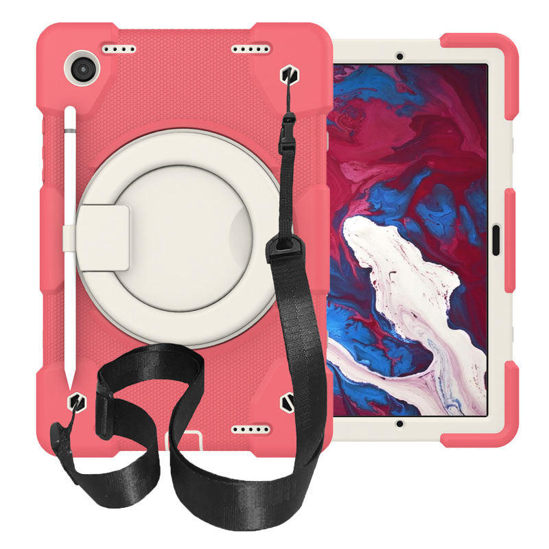 Tab A 8 X200/X205 Samsung Tablet Case with 360¡ãSwivel Stand-Begonia Red