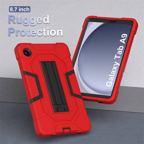 ShockProof Tablet Case with Stand for Samsung Galaxy A9 8.7 Inch-RedBlack