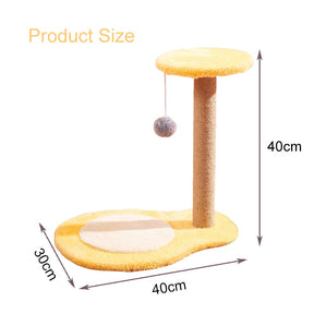 Pear Shaped Cat Tree for Indoor Cats Tower Sisal Scratching Post