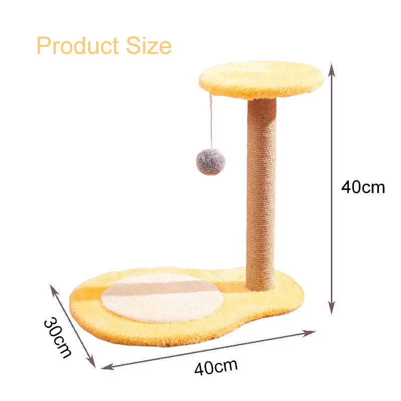 Pear Shaped Cat Tree for Indoor Cats Tower Sisal Scratching Post