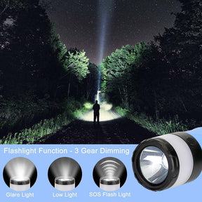 Portable LED Camping Lantern Bug Zapper for Hiking Tent Survival Kits-Orange