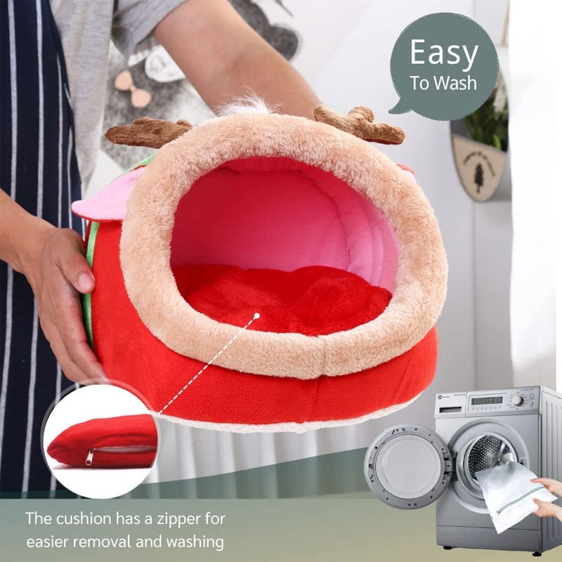 Animal Bed Guinea Pig Cage Habitat-Christmas Elk
