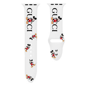 Soft Silicone Cartoon Mickey Mouse Bands for Apple Watch Series SE/6/5/4/3/2/1-C3