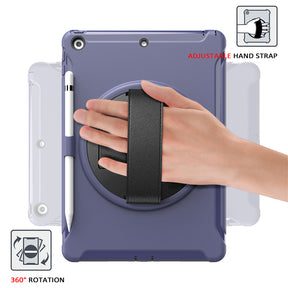 Spider Man 3-Layer Multi-Function Case With Pencil Holder For New iPad 10.2/2019 iPad 7-Dark Blue