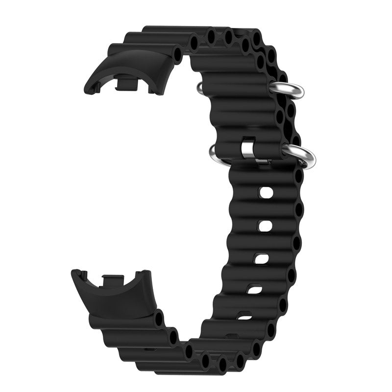 Ocean Loop Strap WaterProof Sport Replacement for Mi 8 Watch-Black
