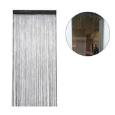 Home Decor Sequin Curtain for Doorway 37x79 inch Hanging-Black