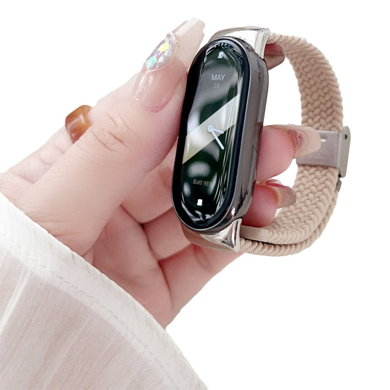 Sports Strap with Adjustable Buckle Solo Loop Elastic Watchband for Mi8-5