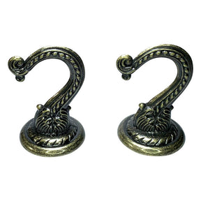 2 Pack Ceiling Hooks Heavy Duty Swag Hook with Hardware for Hanging Plants - Bronze