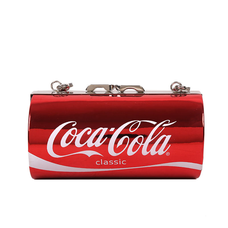 Womens Coca-Cola Cans Shape One Shoulder Messenger Bag-Red