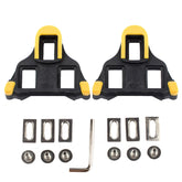 Bike Cleats for Shimano SPD SL Road Bike Pedals Shoes 6 Degree Floating-Yellow
