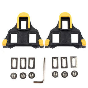 Bike Cleats for Shimano SPD SL Road Bike Pedals Shoes 6 Degree Floating-Yellow