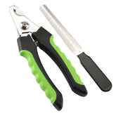 Dog Nail Clippers and Trimmer with Quick Safety Guard to Avoid Over-Cutting Toenail-Black Green