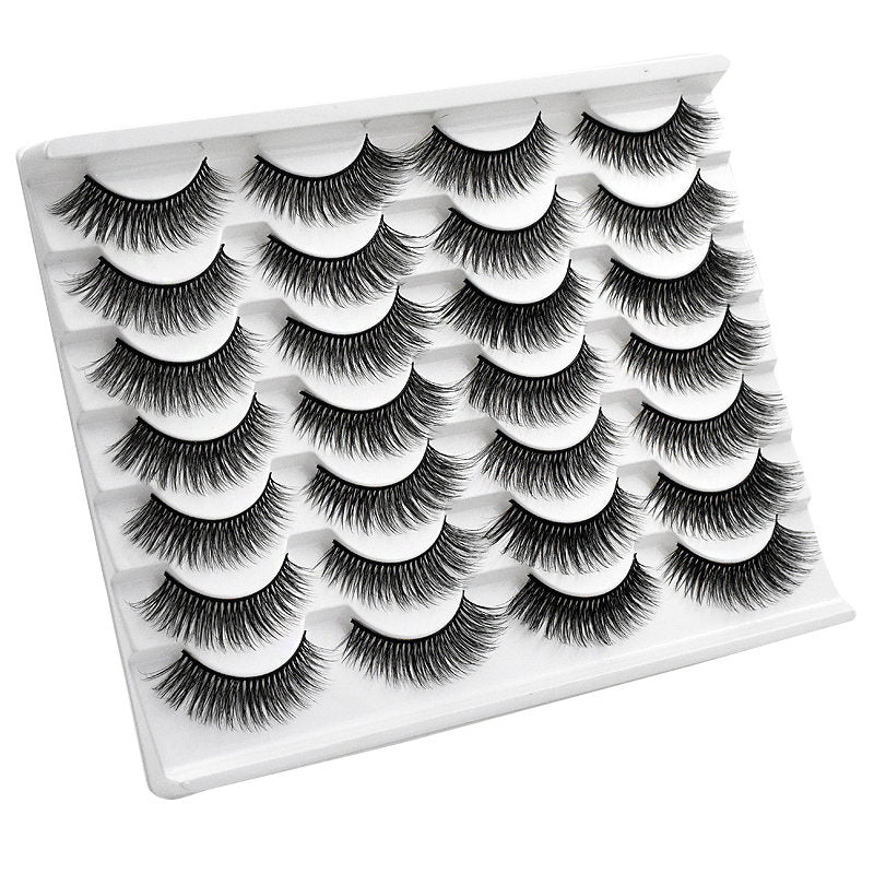 3D Multi-Layer False Eyelashes 14 Pairs Fluffy Cat Eye Lashes-E04
