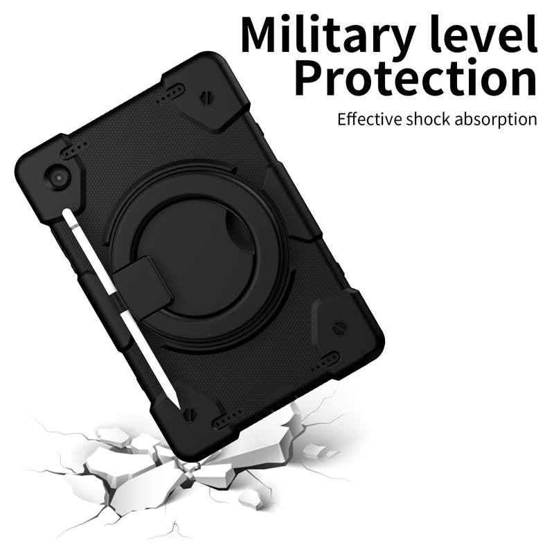 Tab A 8 X200/X205 Samsung Tablet Case with 360¡ãSwivel Stand-Black