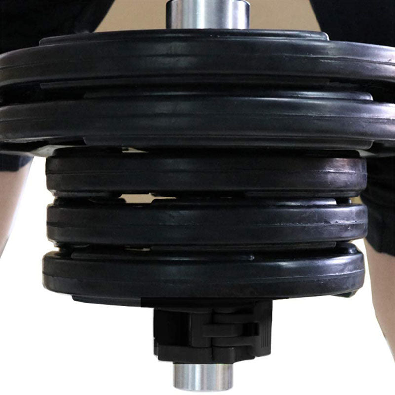 Pair of Olympic Barbell Clip Professional Barbell Plate Lock Collar Clip for 5CM Lever-Black