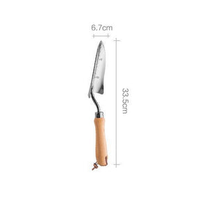 Home & Living33.5cm Garden Measuring Point Shovel Household Stainless Steel Shovel for Planting Gardening Tools Thickening Shovel Soil Rake