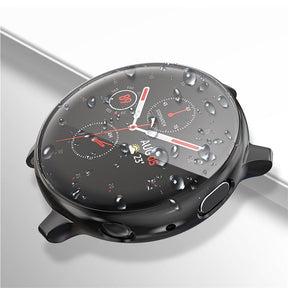 Full Coverage TPU Screen Protective Cover For Samsung Galaxy Watch Active 2 40 44mm-Black