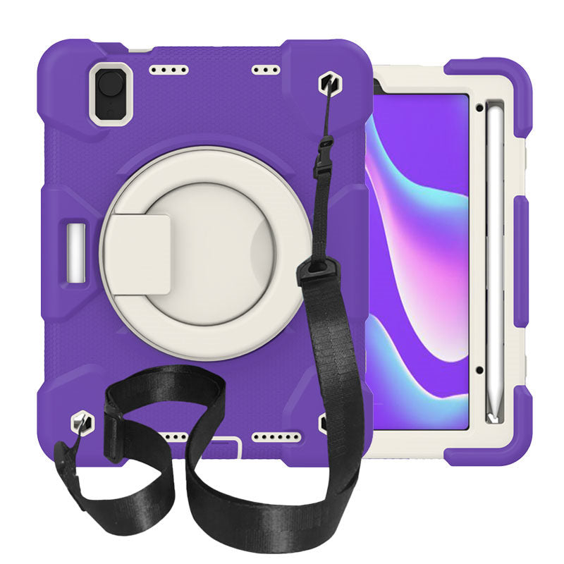 iPad Case For iPad Mini 6 with 360¡ãSwivel Stand-Catharanthus Roseus