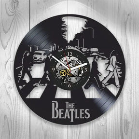 Vinyl Record Wall Clock Rock Music Lovers Art Gift for Living Room