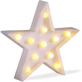 Star Lights LED Lamp for Living Room, Bedroom Table & Wall Christmas Decoration for Kids & Adults -White