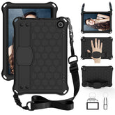 Hive Kindle Fire HD8/HD8 Plus (2020) Tablet Case Durable Stand Cover With Shoulder Strap-Black