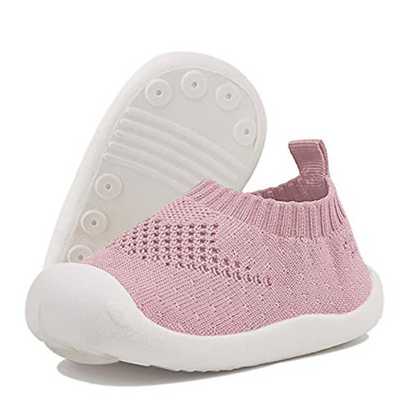 Toddler Shoes Baby First-Walking Trainers Toddler Infant Boys Girls-C001DarkPink