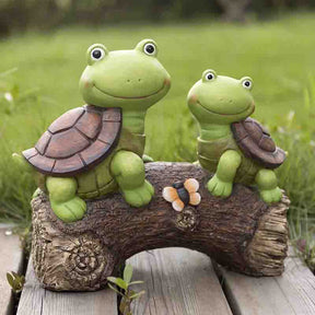 Garden Statue Tortoise with Solar LED Light for Indoor and Outdoor Decoration Garden Lawn Decoration