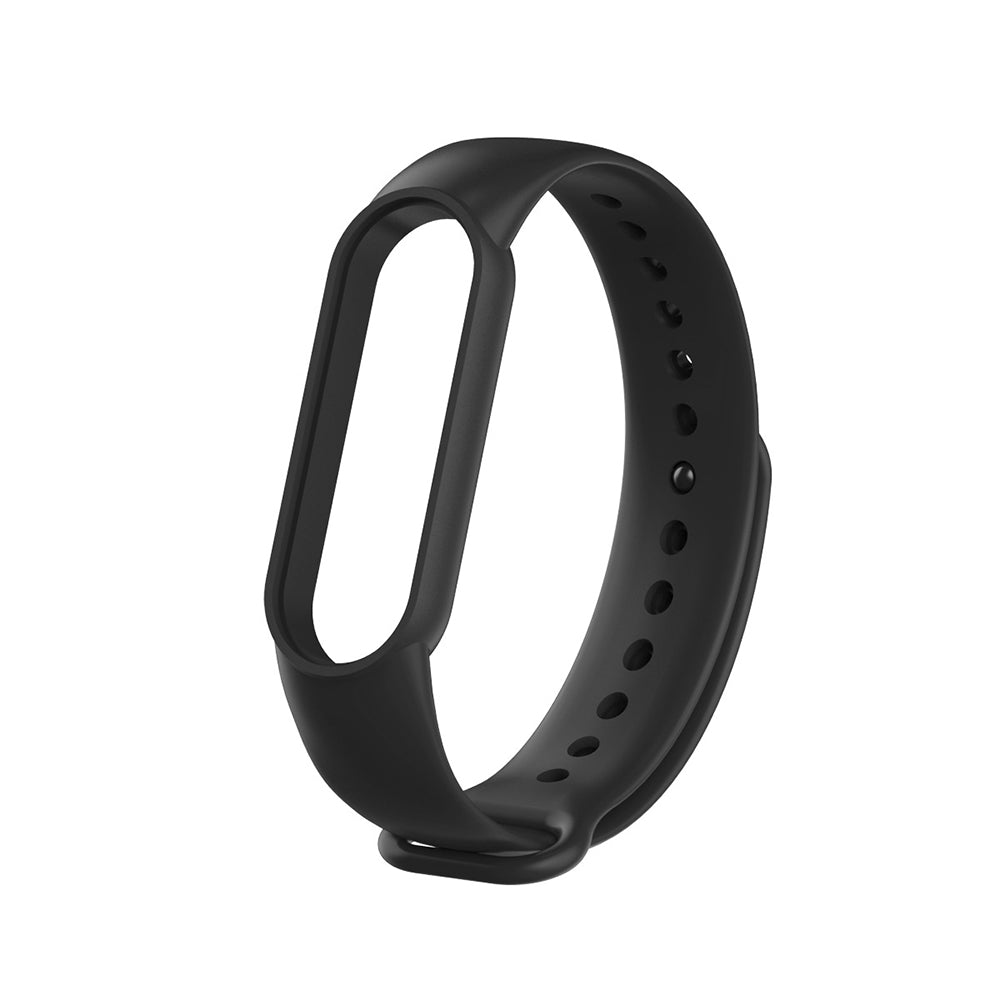 Xiaomi Band 5 Watch Bands Silicone Quick Release Strap Waterproof Replacement Wristband For Women-Black