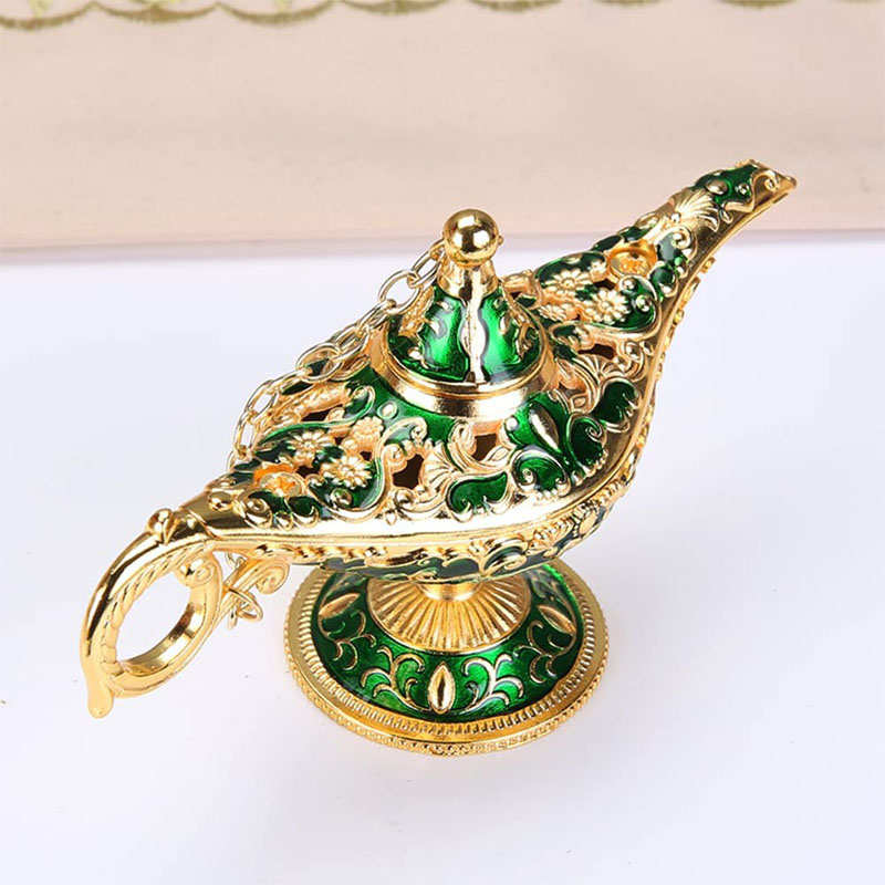 Aladdin Magic Genie Lamp Party Table Decoration Gift-Green