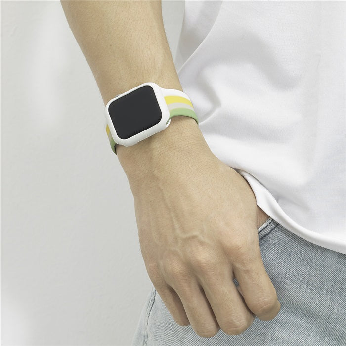 Colorful Silicone Sport Watch Band For Apple iWatch Series-10