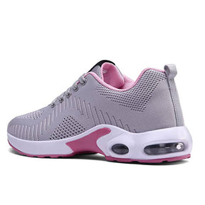 Women Casual Shoes Lightweight Athletic Walking Sneakers-Grey