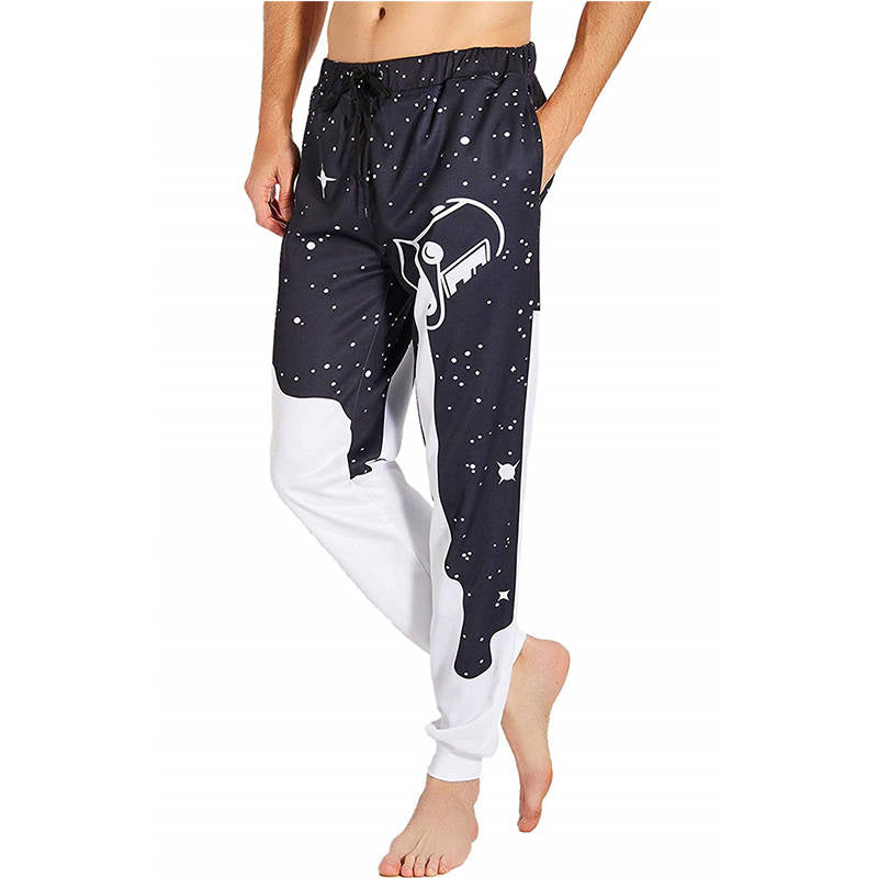 Boys Jogger Pants Funny 3D Graphic Sweatpants Athletic Sports Pants for Kids-Stars