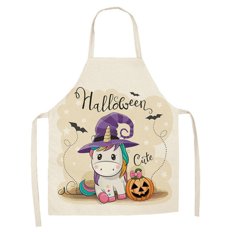 Unicorn Apron for Halloween Party Baking Painting-A1