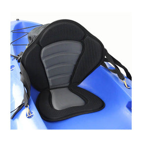 Kayak Cushion with High Backrest Storage Pocket Detachable Paddle-Board Seat for Rowboats