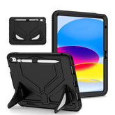 Kids Case Heavy Duty Shockproof with Kickstand for iPad 10th 2022-Black