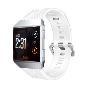 Soft Silicone Band For Fitbit Ionic Smart Watch Replacement Accessories-White