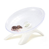 Hamster Silent Running Exercise Wheel Small Pet Toy-White