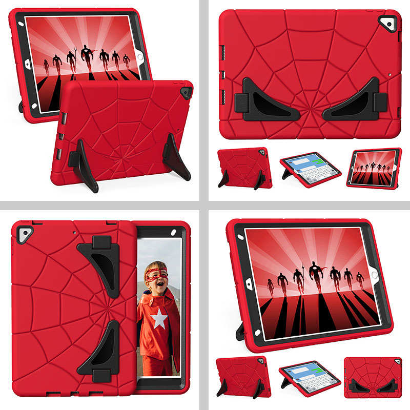 Spiderman iPad Case with Kickstand for ipad 10.2 Inch 2021/2020/2019-RedBlack