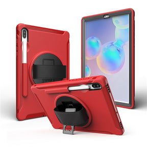 Spider Man 3-Layer Heavy Duty Case For Samsung Tab S6 10.5inch T860/T865/T867 2019-Red