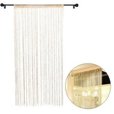 Home Decor Sequin Curtain for Doorway 37x79 inch Hanging-Champagne