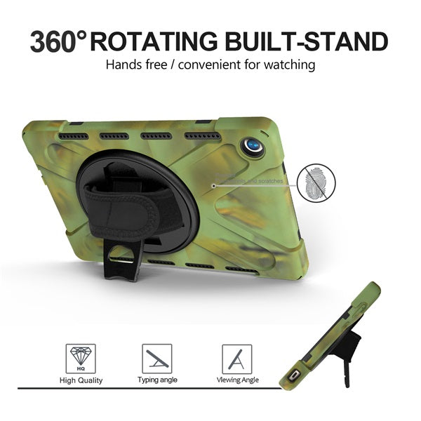 OnePiece Tablet Case Heavy Duty Anti-fall Protective Cover Bulit-in Kickstand For Huawei MatePad Pro 5G 10.8inch 2020-Camouflage